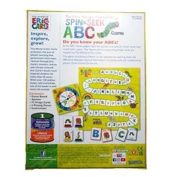 Briarpatch, The Very Hungry Caterpillar Spin & Seek ABC Game, Based On Board Books By Eric Carle, Preschool Learning For Kids