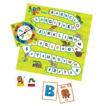 Briarpatch, The Very Hungry Caterpillar Spin & Seek ABC Game, Based On Board Books By Eric Carle, Preschool Learning For Kids
