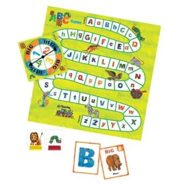 Briarpatch, The Very Hungry Caterpillar Spin & Seek ABC Game, Based On Board Books By Eric Carle, Preschool Learning For Kids