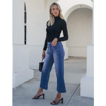 Luvamia Wide Leg High Waisted Jeans for Women