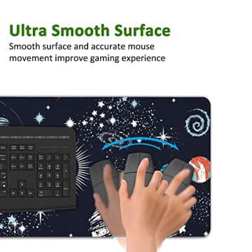 Space Galaxy Gaming Mouse Pad for Ultimate Performance