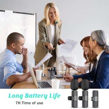 GOGARA Wireless Lavalier Microphones for iPhone