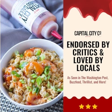 Capital City Mild Mambo Sauce Sweet Tangy DC Wing Sauce