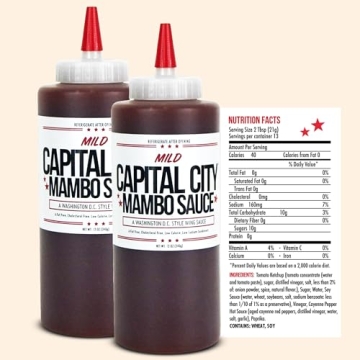 Capital City Mild Mambo Sauce Sweet Tangy DC Wing Sauce
