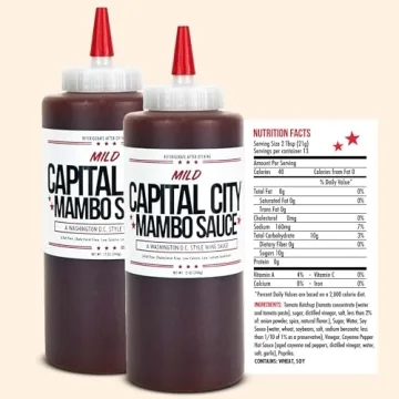 Capital City Mild Mambo Sauce Sweet Tangy DC Wing Sauce