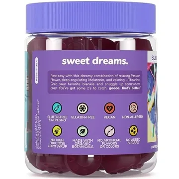 Goood Sugar-Free Melatonin Gummies 5mg for Tranquil Sleep