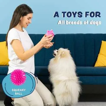 ZENAPOKI 3-in-1 Dog Chew Toy for All Breeds