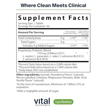 Hyperbiotics Pro-Kids ENT Probiotic for Dental Health