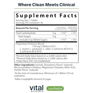 Hyperbiotics Pro-Kids ENT Probiotic for Dental Health