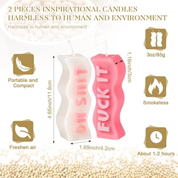 Coume Aesthetic Fun Shaped Candles for Home Decoration