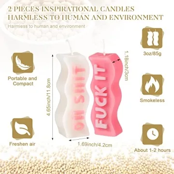 Coume Aesthetic Fun Shaped Candles for Home Decoration