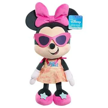 Just Play Disney Street Beach Large Plush Minnie Mouse, 19-Inch Stuffed Animal, Kids Toys for Ages 2 Up, Amazon Exclusive