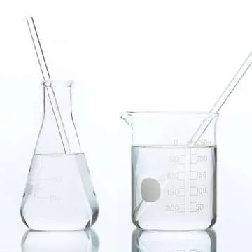 Burry Life Science Glass Stick 12" Length Stir Rod with Both Ends Round 8pcs/pk