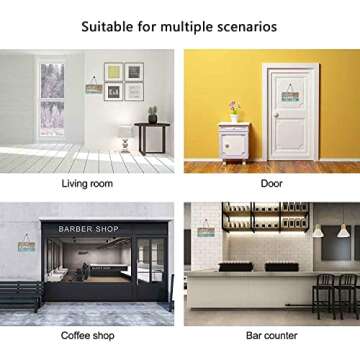 WIPBLAK The Girls Chicken Coop Sign - Rustic Wooden Sign, 16x4 Inches