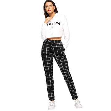 SweatyRocks High Waist Skinny Leggings for Women