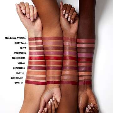 e.l.f. O Face Satin Lipstick - Hydrating & Bold Colors