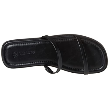 The Drop Women’s Stylish Square Toe Flat Sandals