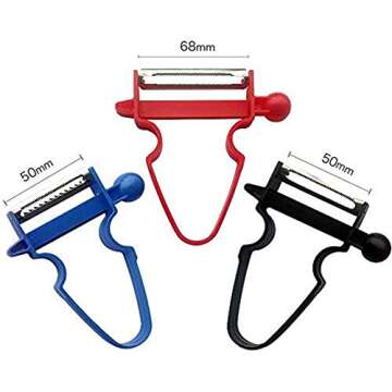 Multi-function Trio Peeler Slicer Set of 3,New Amazing Fruit & Vegetable Peelers Kitchen Starter for...