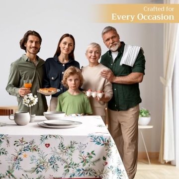 Maison d'Hermine 100% Cotton Rectangle Tablecloth 54x72