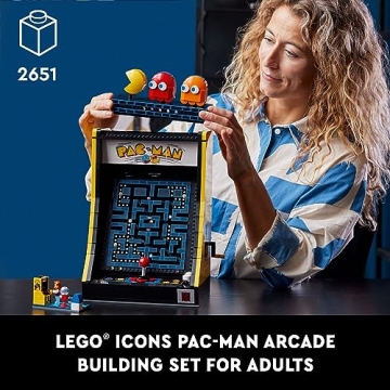 LEGO Icons PAC-Man Arcade Building Kit for Gaming Fans