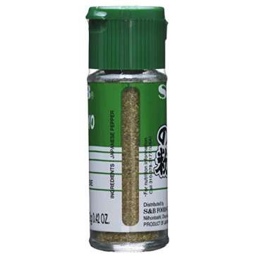 S&B Sansho Szechuan Peppers: Zesty Japanese Seasoning for All Dishes