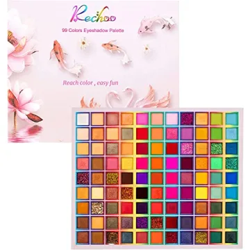 Rechoo 99 Colors Eyeshadow Palette for Vibrant Looks
