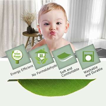 H.VERSAILTEX Linen Blackout Curtain 96 Inches Long for Bedroom/Living Room Thermal Insulated Grommet Linen Look Curtain Drapes Primitive Textured Burlap Effect Window Drapes 1 Panel - Heather Ivory