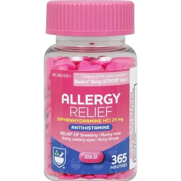 Rite Aid Antihistamine Allergy Relief with Diphenhydramine | Allergy Medicine | Easy-to-Swallow Smal...