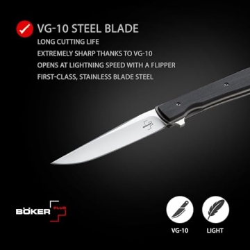 Boker Plus Urban Trapper G-10 3 1/2in Lightweight Pocket Knife