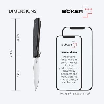 Boker Plus Urban Trapper G-10 3 1/2in Lightweight Pocket Knife