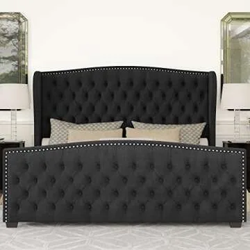 Luxurious AMERLIFE Queen Platform Bed Frame