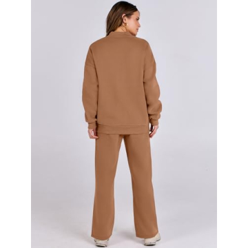 ANRABESS Women's Oversized Lounge Set - Cozy Winter Sweatsuits