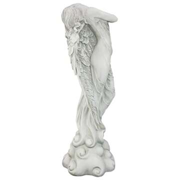 Design Toscano Ascending Angel Garden Statue, Medium