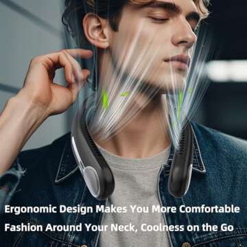 Buy Kinhowly Neck Fan - Wearable Bladeless Cooling Solution