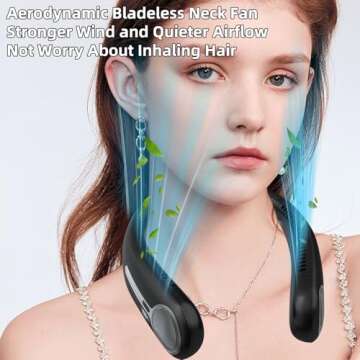 Buy Kinhowly Neck Fan - Wearable Bladeless Cooling Solution