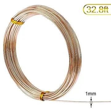 TecUnite Aluminum Craft Wire for Creative DIY Projects