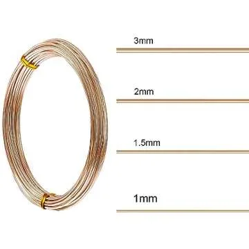 TecUnite Aluminum Craft Wire for Creative DIY Projects