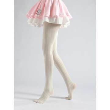 Sahabowi Women Hearts Vertical Jacquard Tights, Sheer High Waist Pantyhose, Vintage Control Top Stockings Thin Transparent(HLW2024011204white, White hearts vertical jacquard, 1pcs)