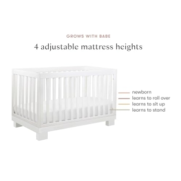 Babyletto Modo 3-in-1 Convertible Crib for Modern Nurseries