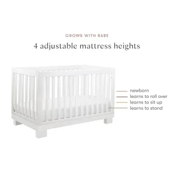 Babyletto Modo 3-in-1 Convertible Crib for Modern Nurseries