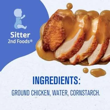 Gerber Baby Food Chicken & Gravy Non-GMO 2.5 oz Pack of 20