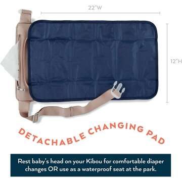 Kibou Vegan Leather Fanny Pack Diaper Bag