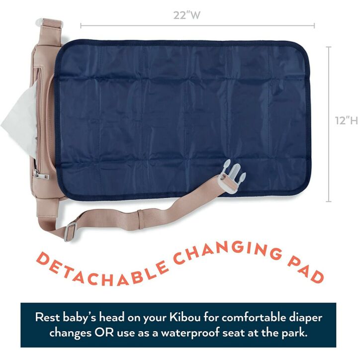 Kibou Vegan Leather Fanny Pack Diaper Bag