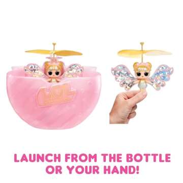 L.O.L. Surprise! Magic Flyers: Sky Starling- Hand Guided Flying Doll, Collectible Doll, Touch Bottle Unboxing, Great Gift for Girls Age 6+