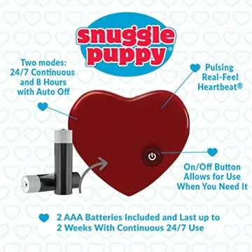 SmartPetLove Heartbeat Replacement for Snuggle Puppy Comfort Toy