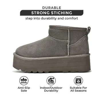 Stylish Project Cloud Suede Winter Boots for Women