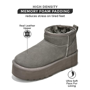 Stylish Project Cloud Suede Winter Boots for Women