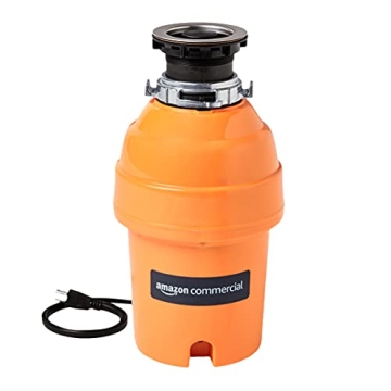 AmazonCommercial 1 HP Garbage Disposal with Power Cord