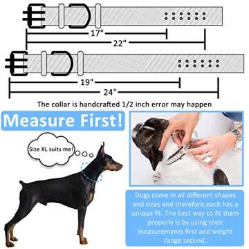 Adjustable Heavy Duty Dog Collar for All Breeds