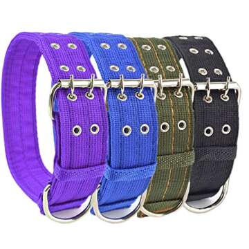Adjustable Heavy Duty Dog Collar for All Breeds